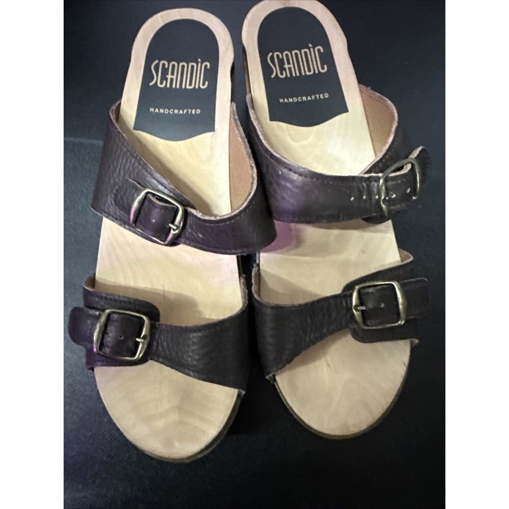 Men’s Scandic Sandal Size 42 Clog Brown